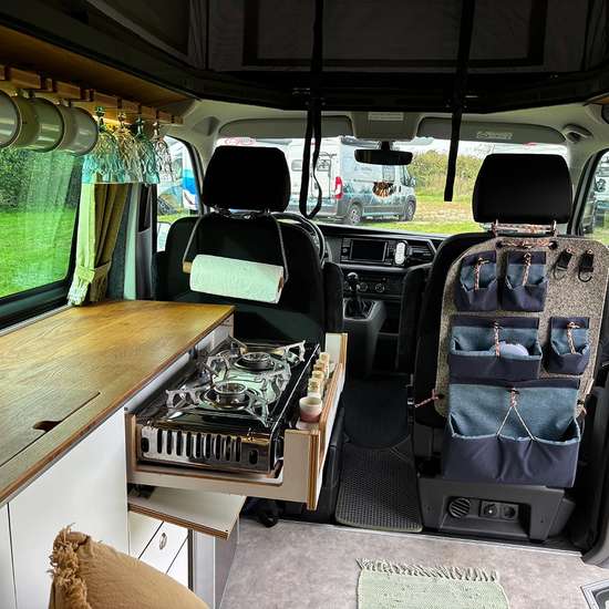 Volkswagen VW T6.1 VANTOPIA Dreamer | Designausbau | Echtholz-Details | Aufstelldach - Bild 10
