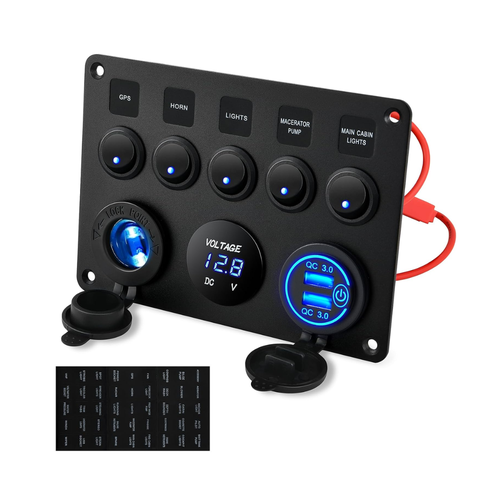 12V/24V Schalter Panel